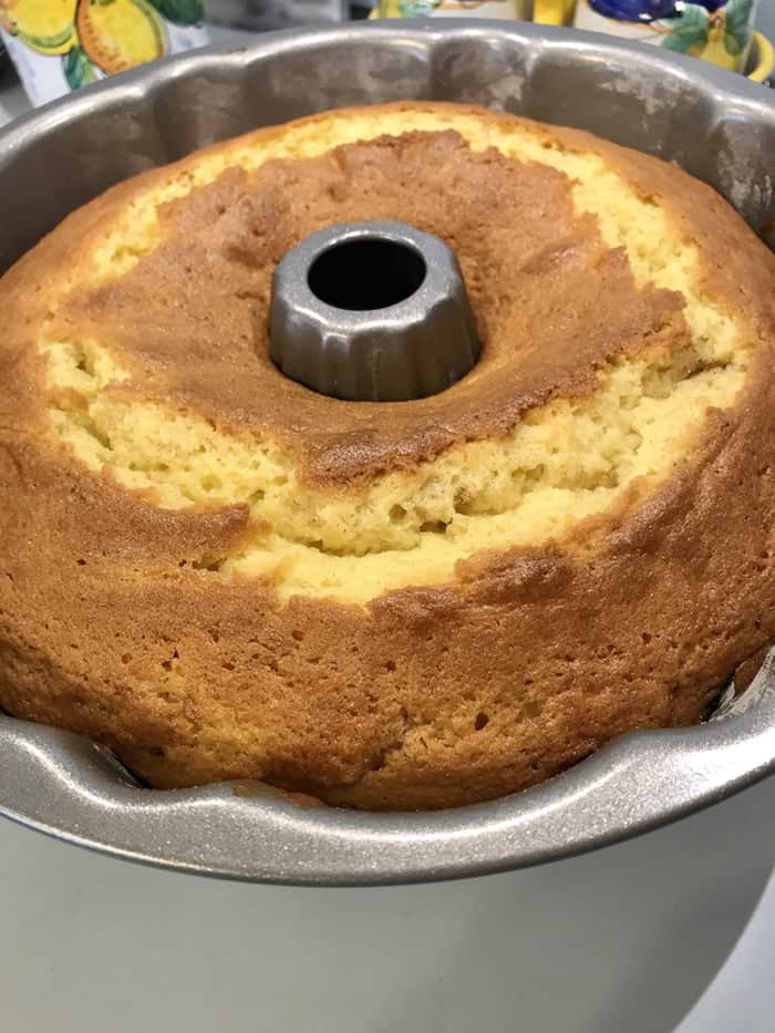 bundt cake baked to perfection