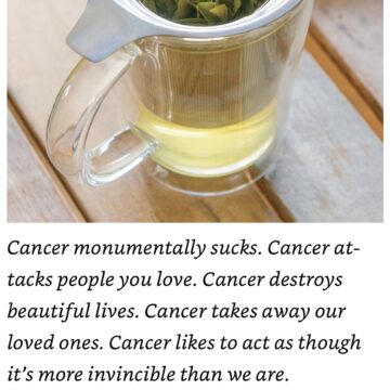 Cancer Hates Tea: A Book on Tea and Cancer Prevention - Life is Better ...
