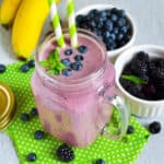 Brain food berry breakfast smoothie